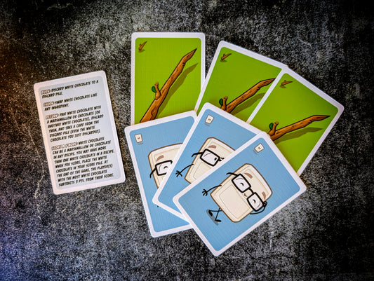 White Chocolate S'mores Galore Promo Cards