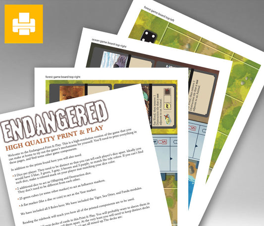 Endangered Print & Play